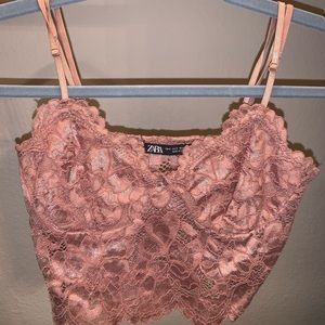 Zara Lace Crop Top
